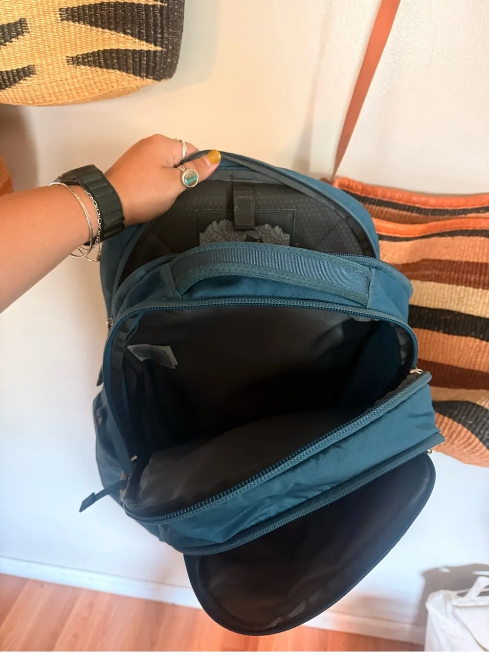 The North Face Teal Blue Recon Backpack